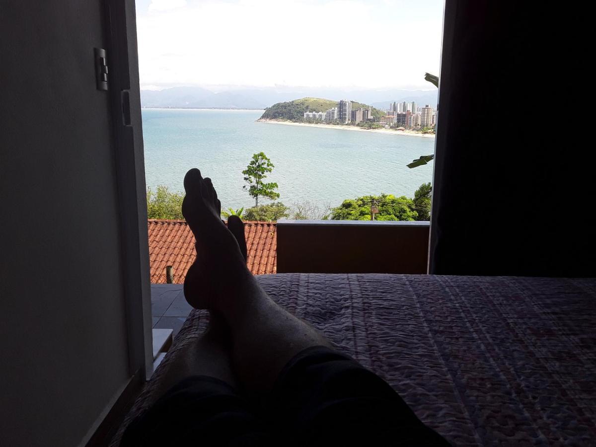 Отель Honey Moon - Vista Do Mar Na Cama. Карагуататуба Экстерьер фото